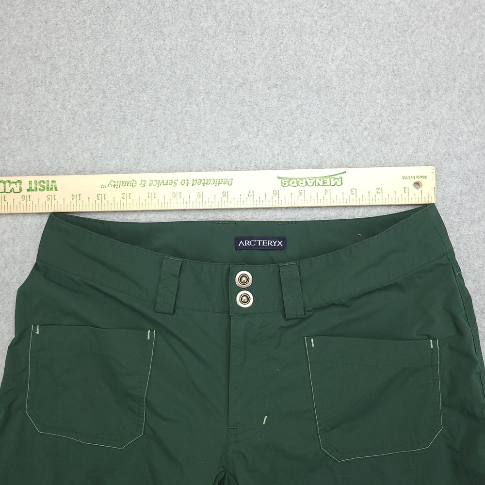 ArcTeryx Rampart Cargo Hiking Pants Women's 6 Green Nylon Lycra Inseam 31 - Picture 15 of 16
